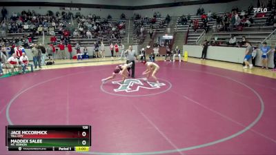 126 lbs Cons. Round 2 - Maddex Salee, Mt. Vernon vs Jace McCormick, Tell City