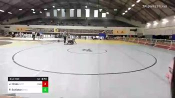 197 lbs Consi Of 4 - Jayshon Hines, Northwest Kansas Tech vs Parker Schlater, Chadron State