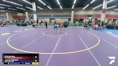 157 lbs Cons. Round 5 - Collin Hill, NG Bombers Wrestling Club vs Justin Bryant, Rise Wrestling