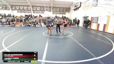 152 lbs Quarterfinal - Nanibaa Caddo, Blue Ridge vs Kylan Gasiorowski, Boulder Creek