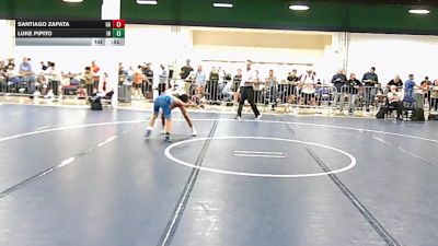90 lbs Consi Of 32 #2 - Santiago Zapata, GA vs Luke Pipito, IN