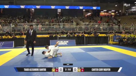 Carter Cory Nguyen vs Tiago Alexandre Santos 2025 Pan Kids Jiu-Jitsu IBJJF Championship