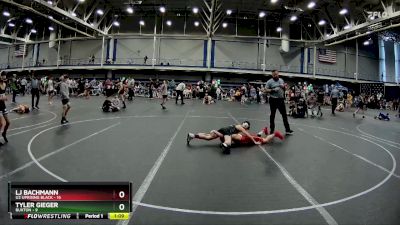 80 lbs Round 2 (4 Team) - Tyler Gieger, Buxton vs LJ Bachmann, U2 Uprising Black