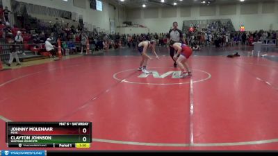 130 lbs Cons. Semi - Johnny Molenaar, PEAK vs Clayton Johnson, Waconia Wildcats