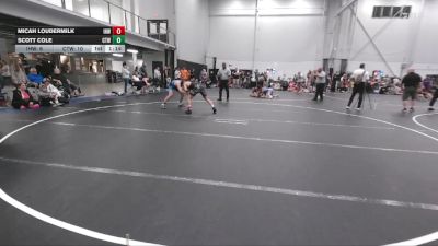 126 lbs Quarterfinals (8 Team) - Micah Loudermilk, Iron Horse White vs Scott Cole, CTWHALE