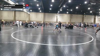 120 lbs 3rd Place - Dylan Presman, Lugo Wrestling Club vs Aiden Ruiz, Sons Of Thunder, FL