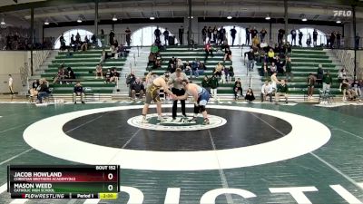 285 lbs Quarterfinal - Jacob Howland, Christian Brothers Academy(NJ) vs Mason Weed, Catholic High School