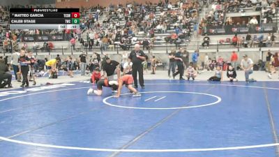 105 lbs 3rd Place Match - Matteo Garcia, Tri City Savage Wrestling Club vs Caleb Stage, Toro World Club