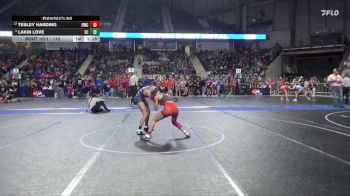 110 lbs Champ. Round 1 - Lakin Love, Elk County vs Tesley Harding, Oberlin Wrestling Club