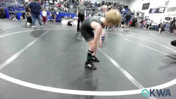 58 lbs Quarterfinal - Gray Fife, Tecumseh Youth Wrestling vs Tristyn Andrews, Madill Takedown