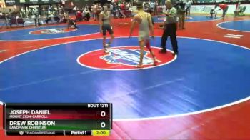 1 lbs Cons. Semi - Joseph Daniel, Mount Zion-Carroll vs Drew Robinson, Landmark Christian