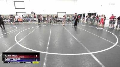 119 lbs Quarterfinal - Elijah Joles, Sarbacker Wrestling Academy vs Everett Zeitler, Aviators Wrestling
