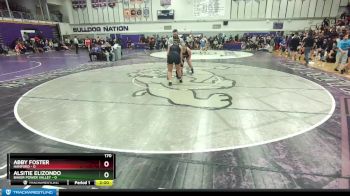 170 lbs Champ. Round 1 - Alsitie Elizondo, Baker Power Valley vs Abby Foster, Hanford