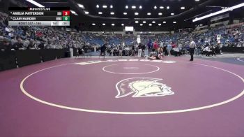 190 lbs Cons. Semi - Clair Harder, Newton Hs vs Amelia Patterson, Bonner Springs HS