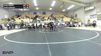 105 lbs Semifinal - Alina Peralta, Broken Arrow Girls HS vs Sa'Nya Griffith, Glenpool Girls HS