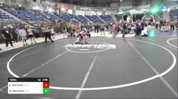 123 lbs Quarterfinal - Uriah Martinez, Alamosa vs Michael Banuelos, Steel City Reloaded WC