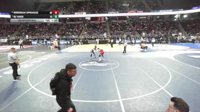 I-126 lbs Quarterfinal - Brennan Sprague, Monsignor Farrell vs EJ Vass, Valley Central
