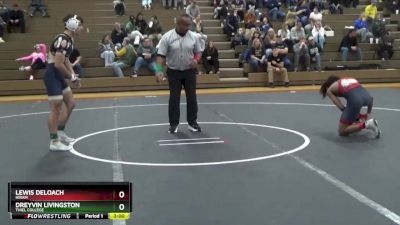 133 lbs Cons. Semi - Lewis Deloach, Hiram vs Dreyvin Livingston, Thiel College