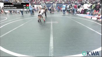 43 lbs Rr Rnd 1 - Harper Field, Grover Rains Wrestling Club vs Bryleigh Clipper, Norman Grappling Club