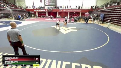 125 lbs 3rd Place Match - Bryce Beatty, Millersville vs Brent Bosley, Wheeling