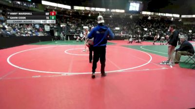 249 lbs Champ. Round 1 - Gavin Cook, TAL2 vs Vinny Marshall, MBF1