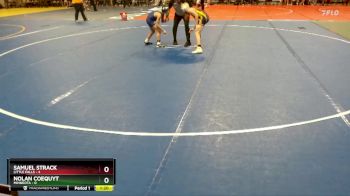 95 lbs Semis (4 Team) - Samuel Strack, Little Falls vs Nolan Coequyt, Minneota