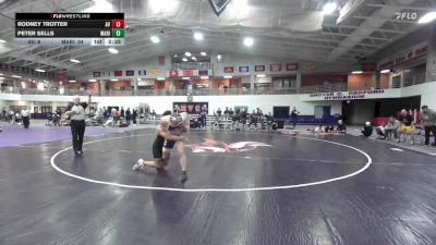 197 lbs Round 2 (10 Team) - Rodney Trotter, Avila vs Peter Sells, Marian University (IN)