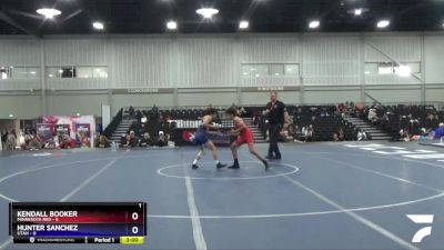 100 lbs Placement Matches (8 Team) - Kendall Booker, Minnesota Red vs Hunter Sanchez, Utah