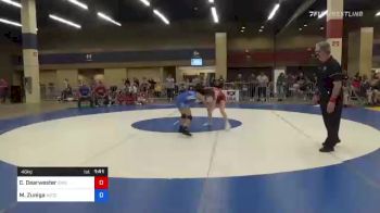 46 kg Consi Of 4 - Chloe Dearwester, Ohio vs Mia Zuniga, Ascend Wrestling Academy