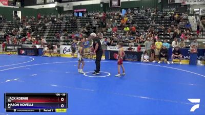 59 lbs Cons. Round 2 - Jack Koenig, MD vs Mason Novelli, AK