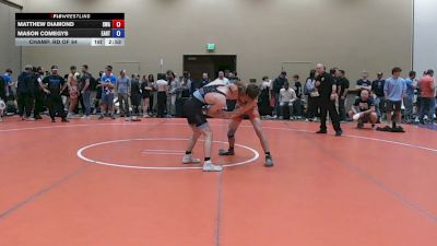 144 lbs Champ. Rd Of 64 - Matthew Diamond, Savage Wrestling Academy vs Mason Comegys, Eagle RTC