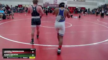 189 lbs Cons. Round 3 - Kaden Malecha, Tri-City United vs Jamisen Frederickson, New Ulm Area