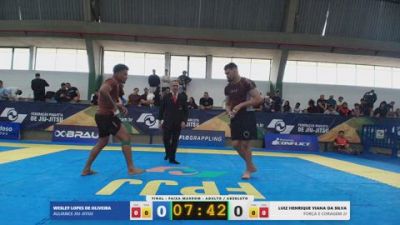 LUIZ HENRIQUE VIANA DA SILVA vs WESLEY LOPES DE OLIVEIRA 2026 FPJJ Circuito Paulista NO GI Etapa 3