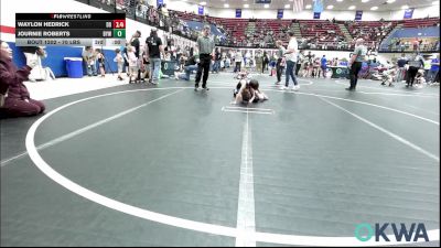 52 lbs Semifinal - Hunter Larsen, Blue Devil Wrestling vs Luke Baysinger, Shelton Wrestling Academy
