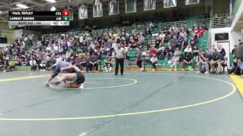 190 lbs Champ. Round 2 - Paul Tepley, Cvca vs Lorent Snipes, Lake (Millbury)