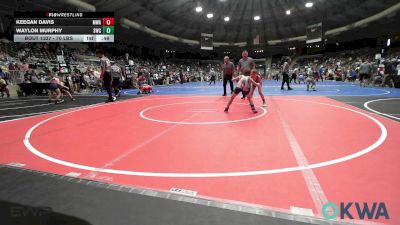 70 lbs Semifinal - Keegan Davis, Morris Wrestling Association vs Waylon Murphy, Salina Wrestling Club