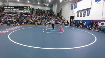 145 lbs Cons. Round 3 - Haylee Blomberg, Campbell County vs Sawyer Bath, Campbell County