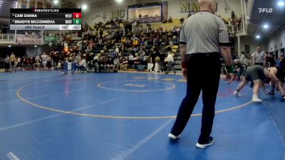 285 lbs 3rd Place - Cam Danna, West Allegheny vs Bradyn McConneha, North Allegheny