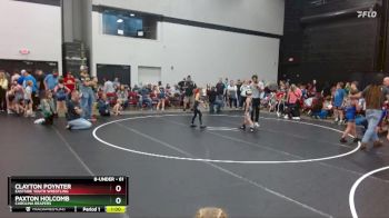 61 lbs Cons. Round 2 - Clayton Poynter, Eastside Youth Wrestling vs Paxton Holcomb, Carolina Reapers