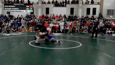 190 lbs Round Of 32 - Jack Russell, North Andover vs Makinde Akinbuli, Cumberland