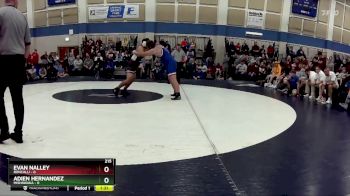 215 lbs Semis & Wb (16 Team) - Evan Nalley, Roncalli vs Adien Hernandez, Mishawaka