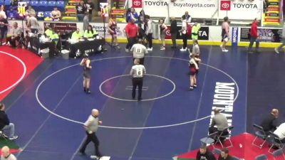 117 lbs Quarterfinal - Ella Nevada, Gettysburg vs Abby Hoffman, Hickory