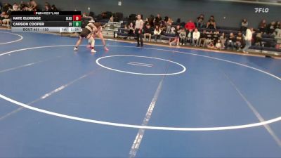 150 lbs Champ. Round 1 - Carson Cooper, Southwest Valley vs Nate Eldridge, Silver Lake High School