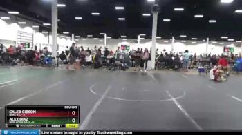 98 lbs Round 5 (8 Team) - Caleb Gibson, Noke RTC vs Alex Diaz, Iron Horse Gray