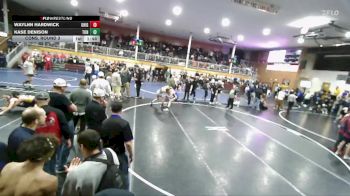 144 lbs Cons. Round 3 - Kase Denison, Tonasket vs Waylnn Hardwick, University