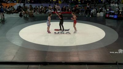 130 lbs Round Of 64 - Mackenzie English, CA vs Olivia Hopkins, CT