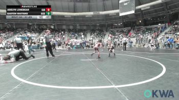 49 lbs Consi Of 16 #2 - Adelyn Lonebear, Clinton Youth Wrestling vs Easton Watters, Husky WC