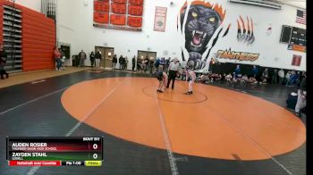 120 lbs Quarterfinal - Auden Rosier, Thunder Basin High School vs Zayden Stahl, Lovell