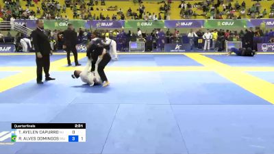 TATIANA AYELEN CAPURRO vs RHAISSA ALVES DOMINGOS 2024 Brasileiro Jiu-Jitsu IBJJF
