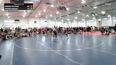 220 lbs Round Robin 1 - Camden Williams, Indiana Outlaws White-HS vs Hunter Romano, Illini-HS